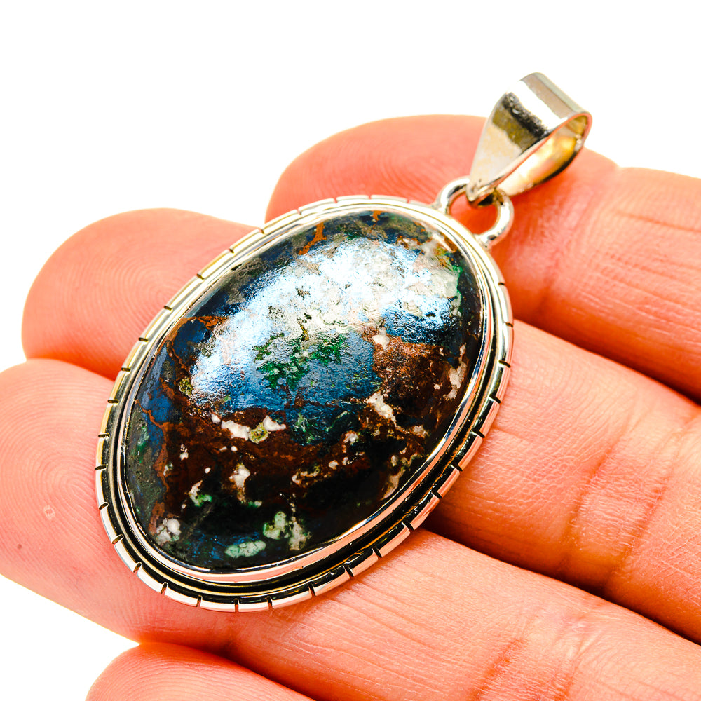 Chrysocolla Pendants handcrafted by Ana Silver Co - PD746076