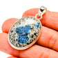 K2 Blue Azurite Pendants handcrafted by Ana Silver Co - PD746082