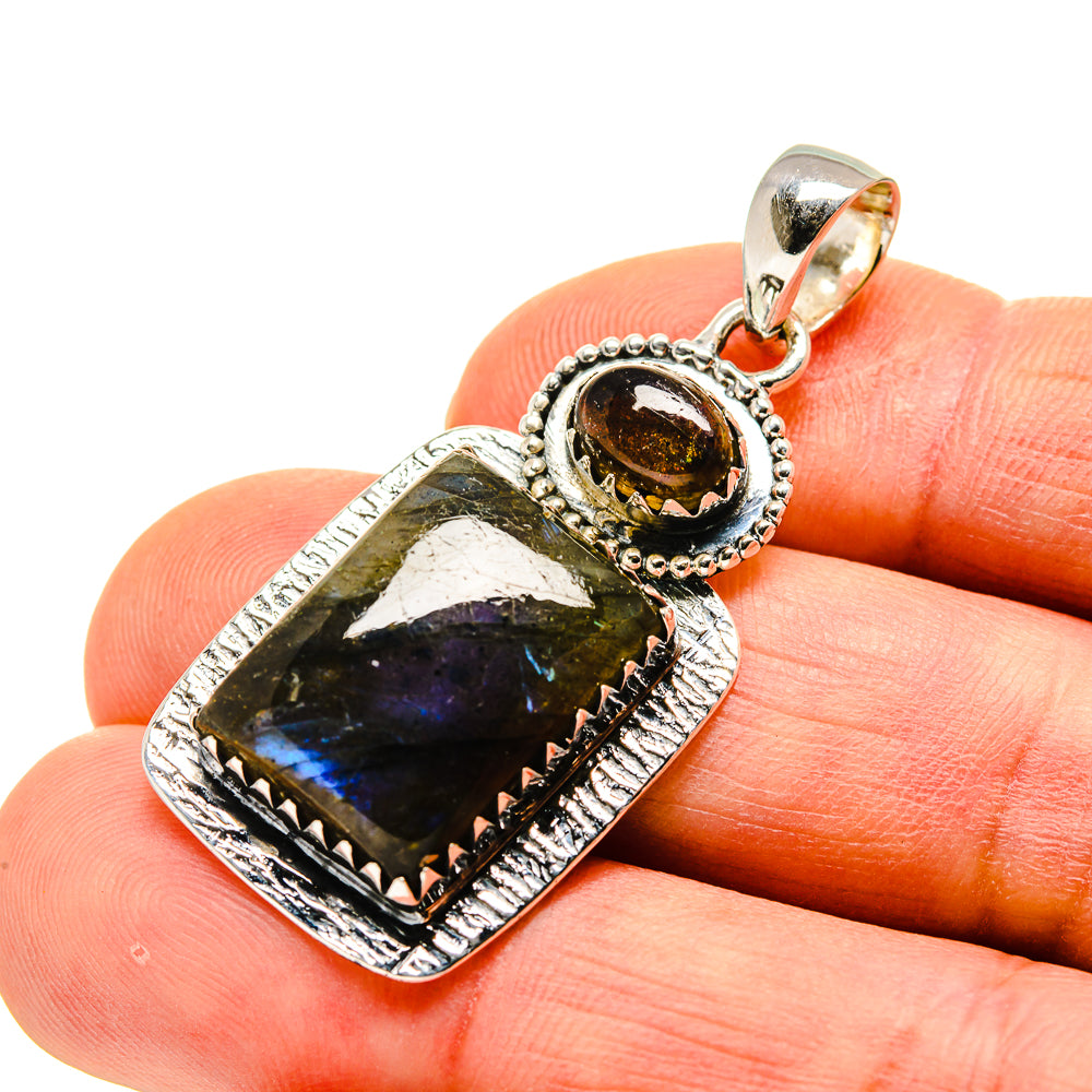 Labradorite Pendants handcrafted by Ana Silver Co - PD746088
