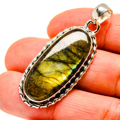 Labradorite Pendants handcrafted by Ana Silver Co - PD746204