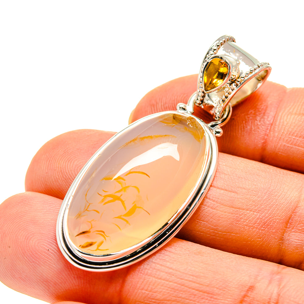 Montana Agate Pendants handcrafted by Ana Silver Co - PD746287