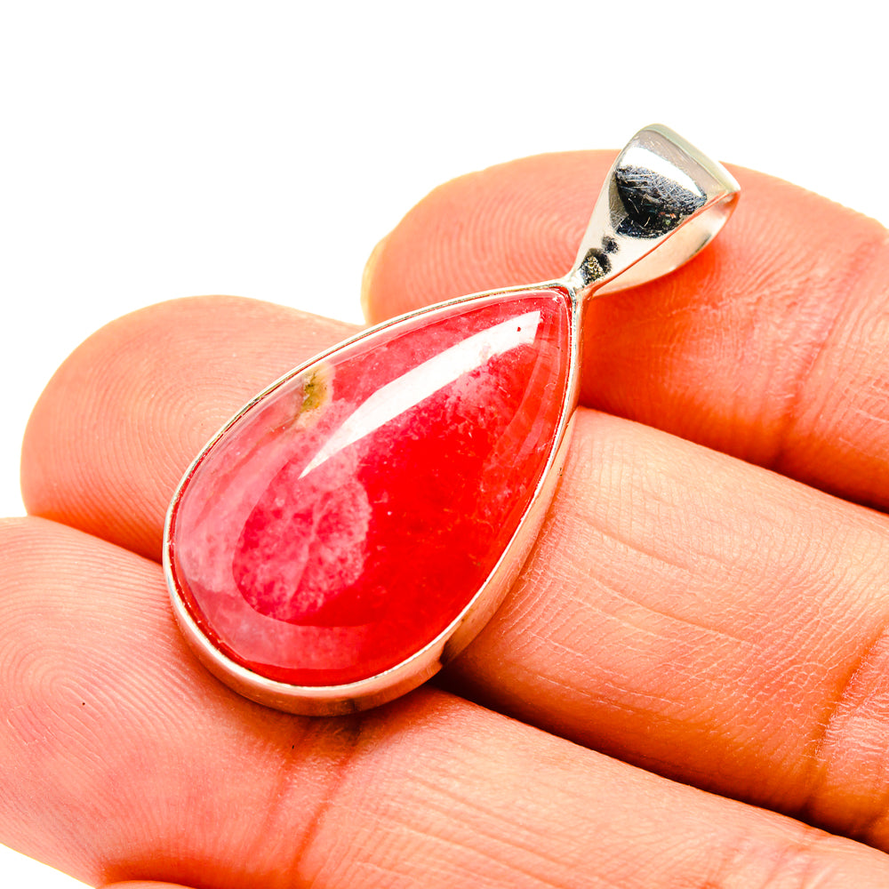 Rhodochrosite Pendants handcrafted by Ana Silver Co - PD746328