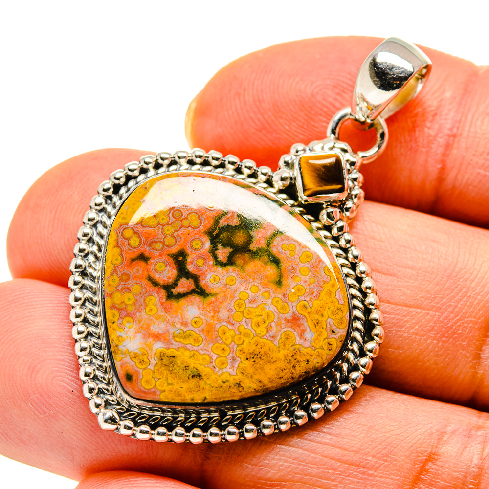 Ocean Jasper Pendants handcrafted by Ana Silver Co - PD746330