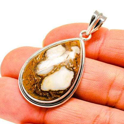 Peanut Wood Jasper Pendants handcrafted by Ana Silver Co - PD746350