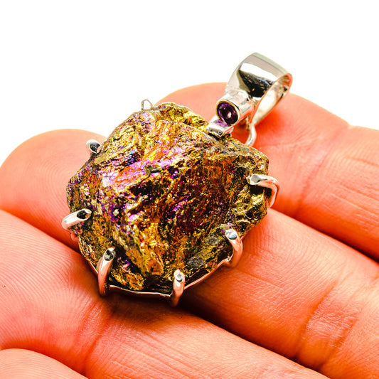 Titanium Druzy Pendants handcrafted by Ana Silver Co - PD746397