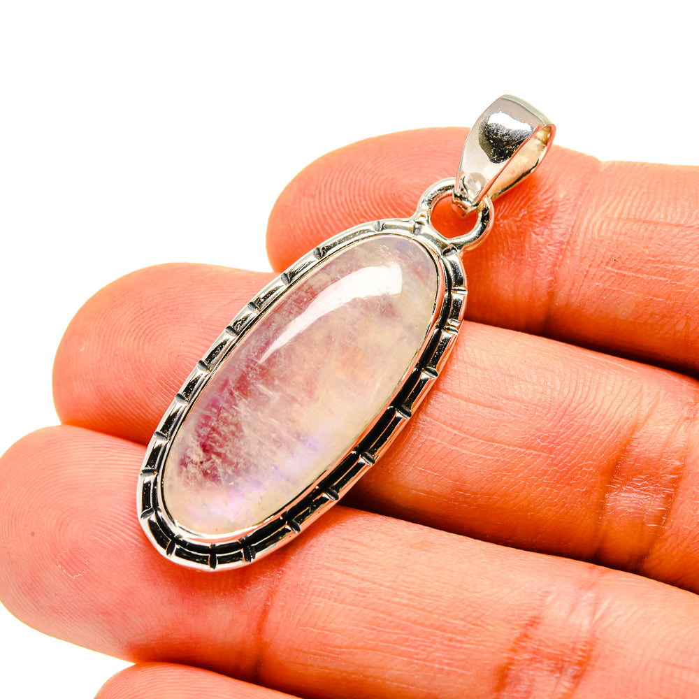 Rainbow Moonstone Pendants handcrafted by Ana Silver Co - PD746491