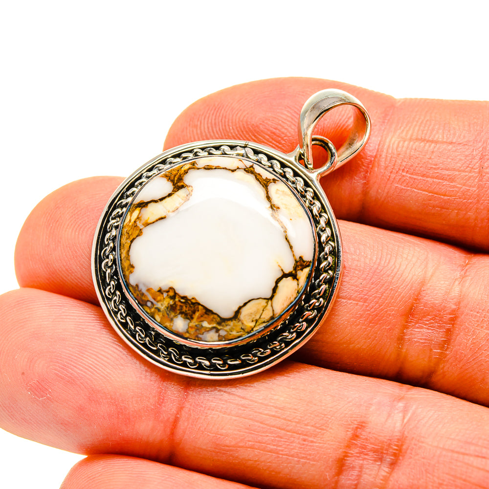 Peanut Wood Jasper Pendants handcrafted by Ana Silver Co - PD746517