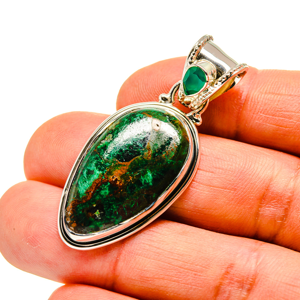 Chrysocolla Pendants handcrafted by Ana Silver Co - PD746536
