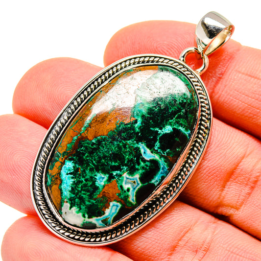 Chrysocolla Pendants handcrafted by Ana Silver Co - PD746570