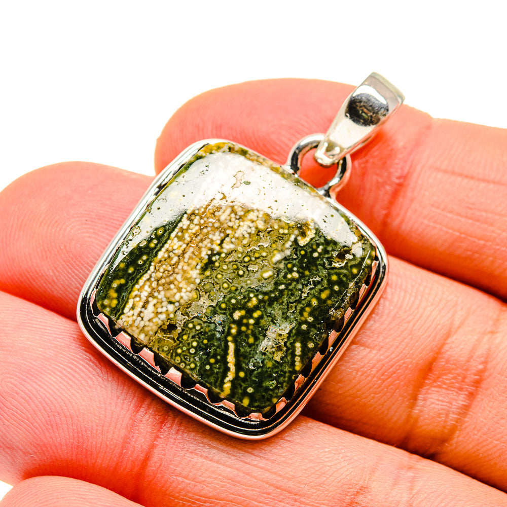 Ocean Jasper Pendants handcrafted by Ana Silver Co - PD746604