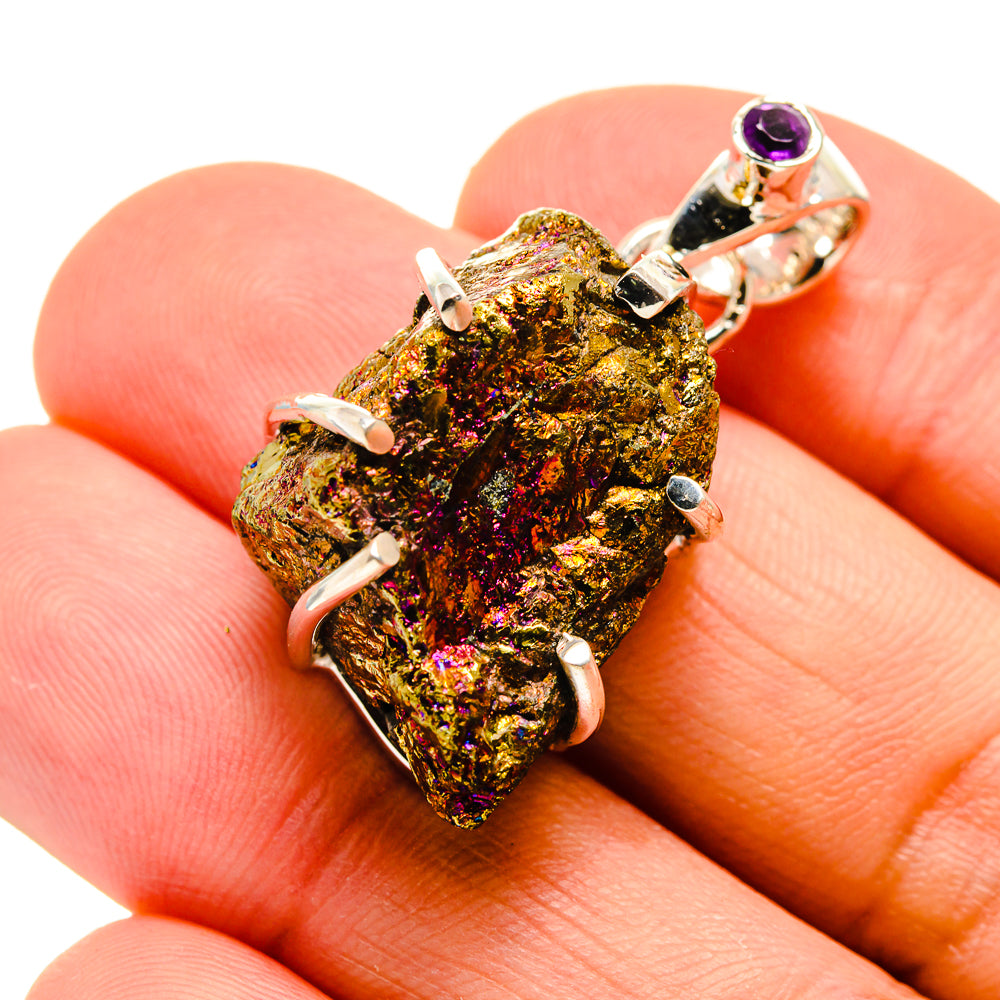 Titanium Druzy Pendants handcrafted by Ana Silver Co - PD746652