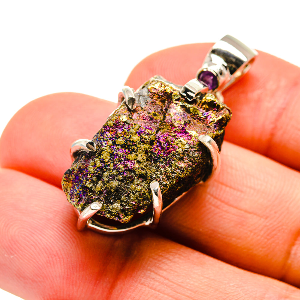 Titanium Druzy Pendants handcrafted by Ana Silver Co - PD746653
