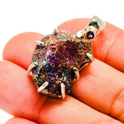 Titanium Druzy Pendants handcrafted by Ana Silver Co - PD746686