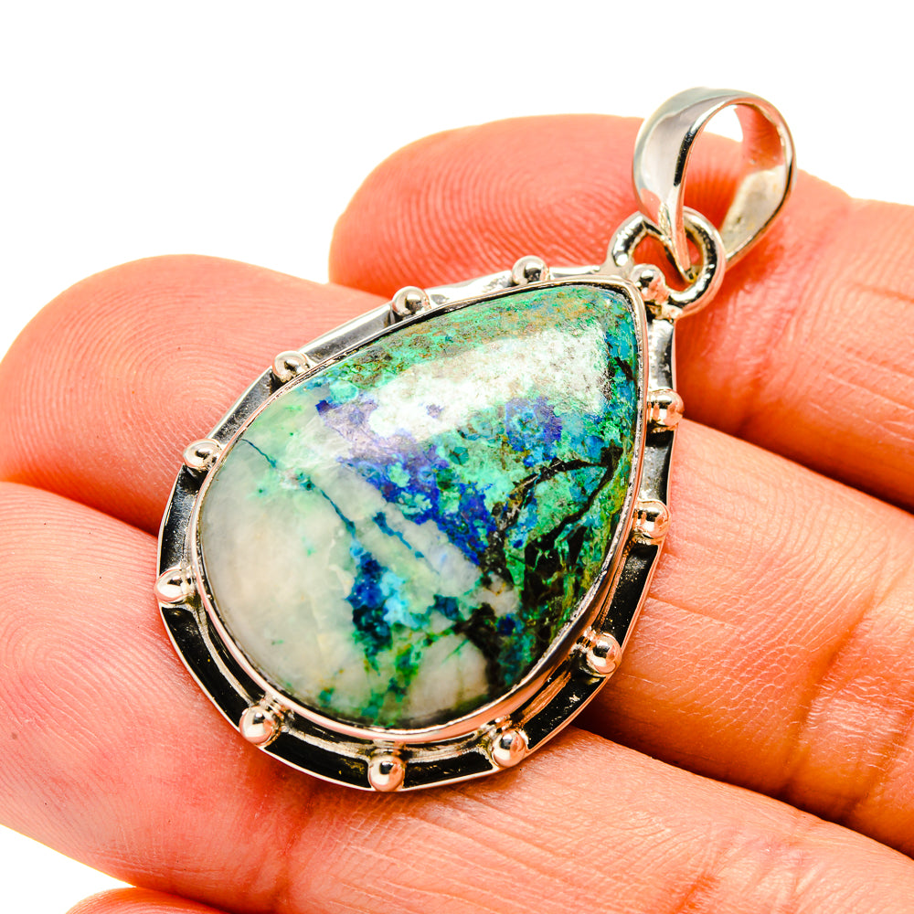 Azurite Pendants handcrafted by Ana Silver Co - PD746739