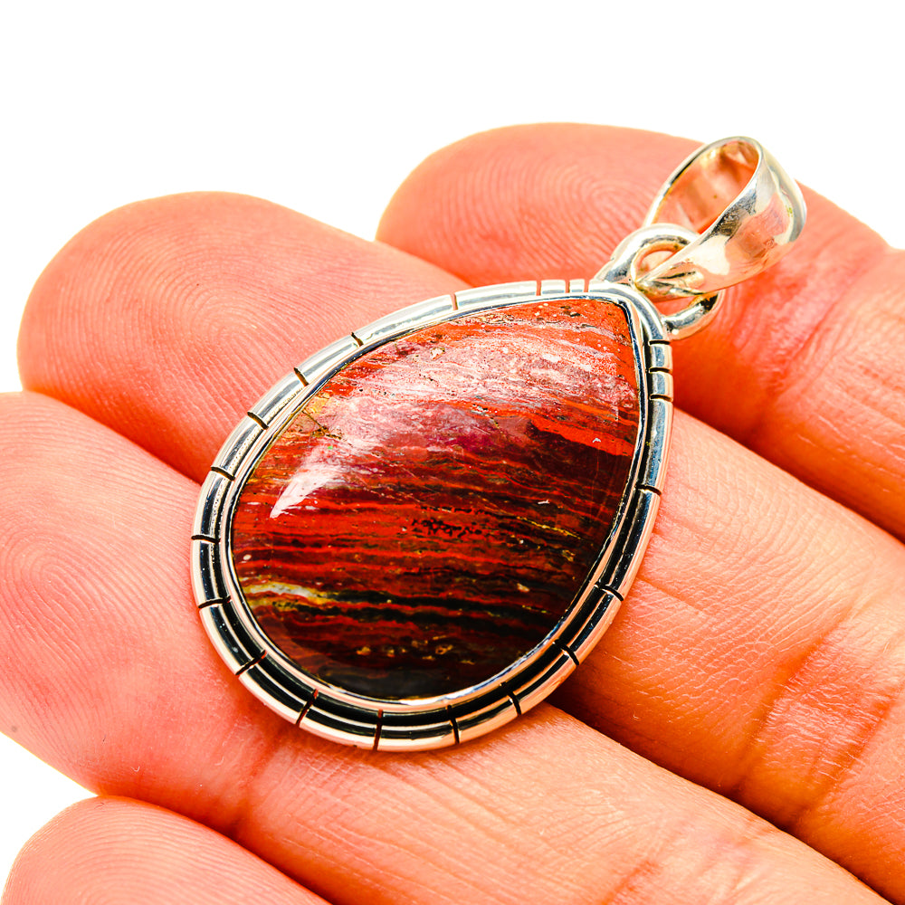 Red Jasper Pendants handcrafted by Ana Silver Co - PD746742