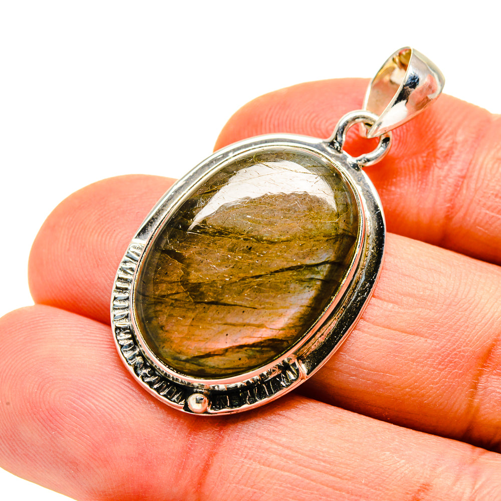 Labradorite Pendants handcrafted by Ana Silver Co - PD746751