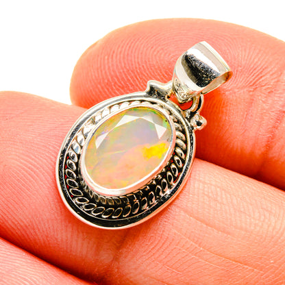 Ethiopian Opal Pendants handcrafted by Ana Silver Co - PD746856