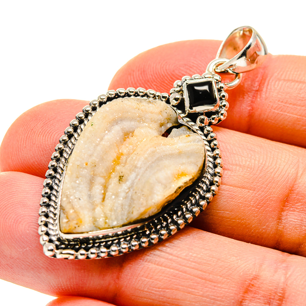 Desert Druzy Pendants handcrafted by Ana Silver Co - PD746869
