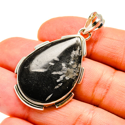 Chrysanthemum Stone Pendants handcrafted by Ana Silver Co - PD746919