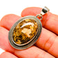 Peanut Wood Jasper Pendants handcrafted by Ana Silver Co - PD746926