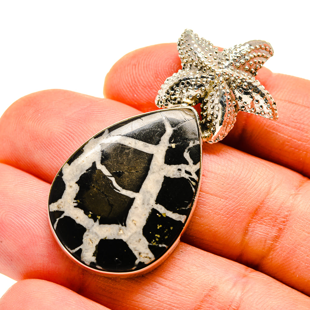 Septarian Geode Pendants handcrafted by Ana Silver Co - PD746933