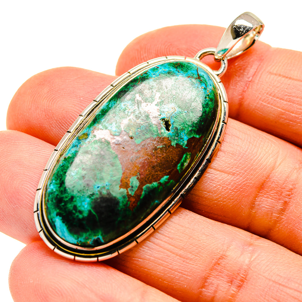 Chrysocolla Pendants handcrafted by Ana Silver Co - PD746950