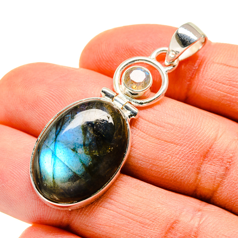 Labradorite Pendants handcrafted by Ana Silver Co - PD746994