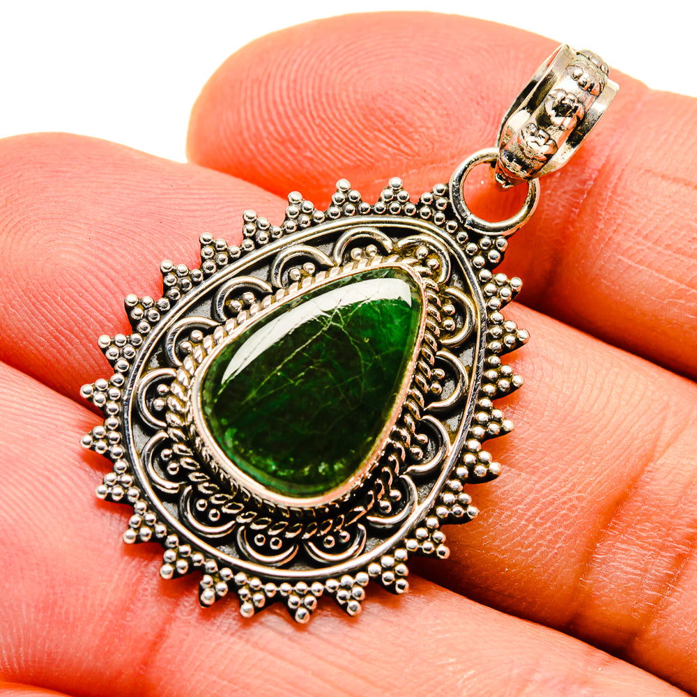 Chrysoprase Pendants handcrafted by Ana Silver Co - PD747037