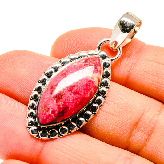 Thulite Pendants handcrafted by Ana Silver Co - PD747045
