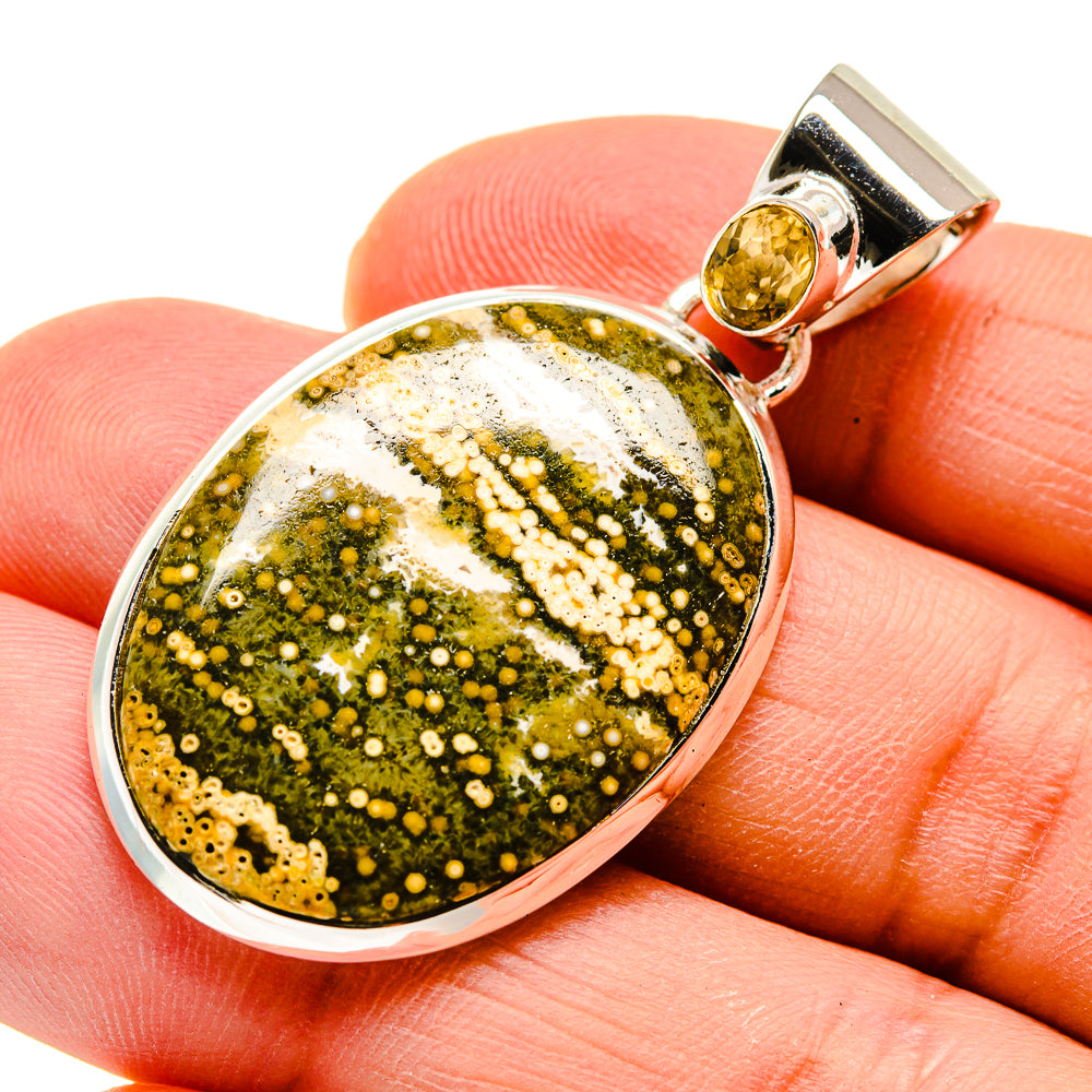 Ocean Jasper Pendants handcrafted by Ana Silver Co - PD747060
