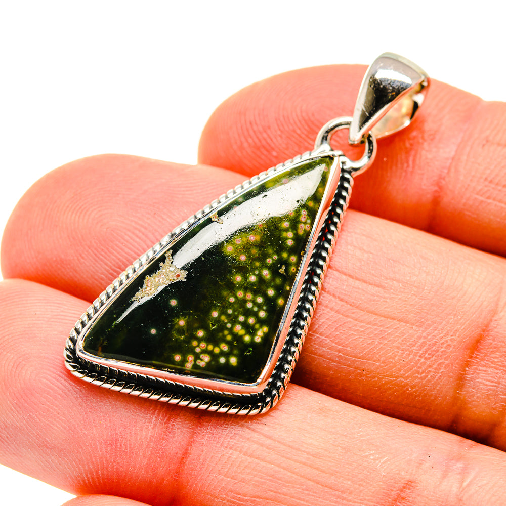 Ocean Jasper Pendants handcrafted by Ana Silver Co - PD747076