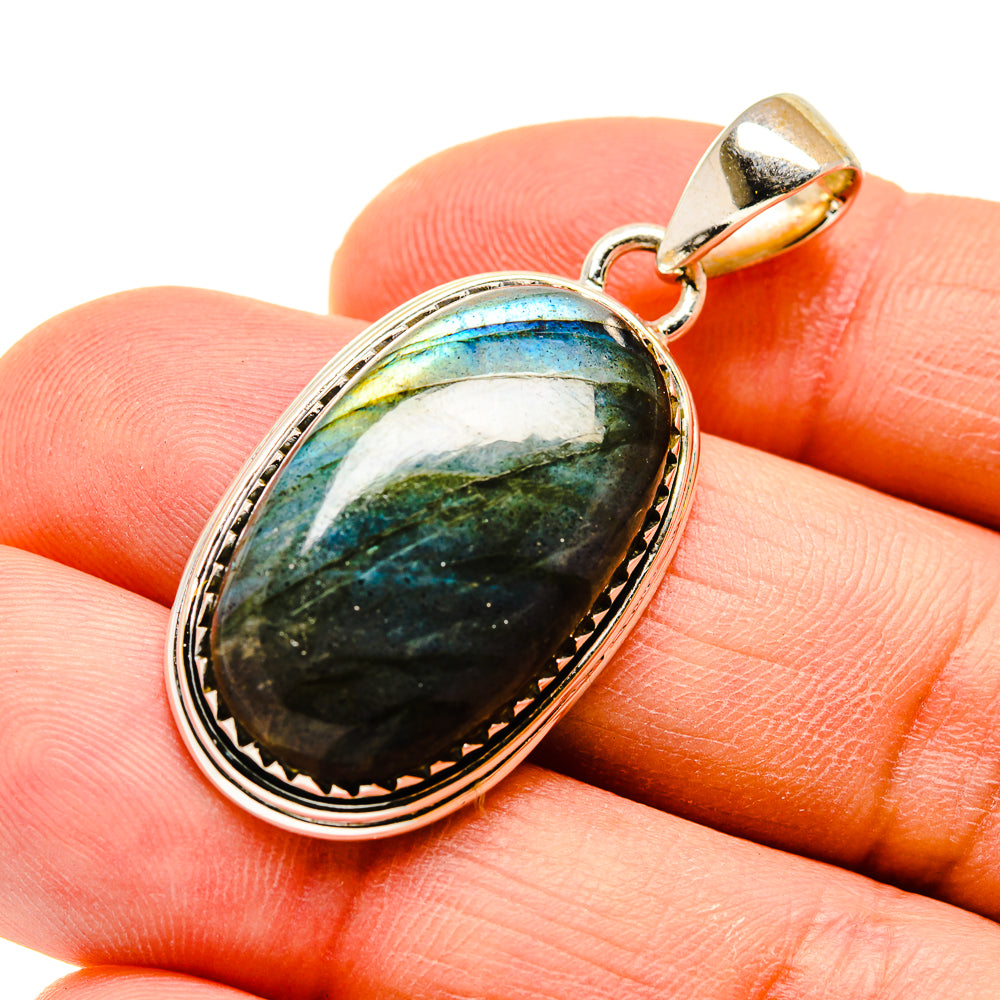 Labradorite Pendants handcrafted by Ana Silver Co - PD747120