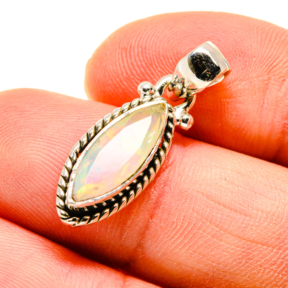 Ethiopian Opal Pendants handcrafted by Ana Silver Co - PD747150