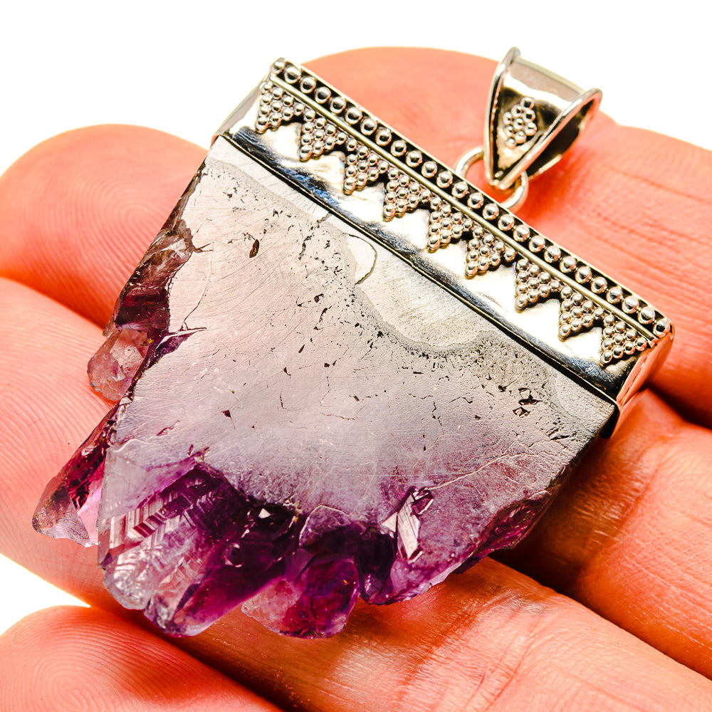 Amethyst Stalactite Pendants handcrafted by Ana Silver Co - PD747185