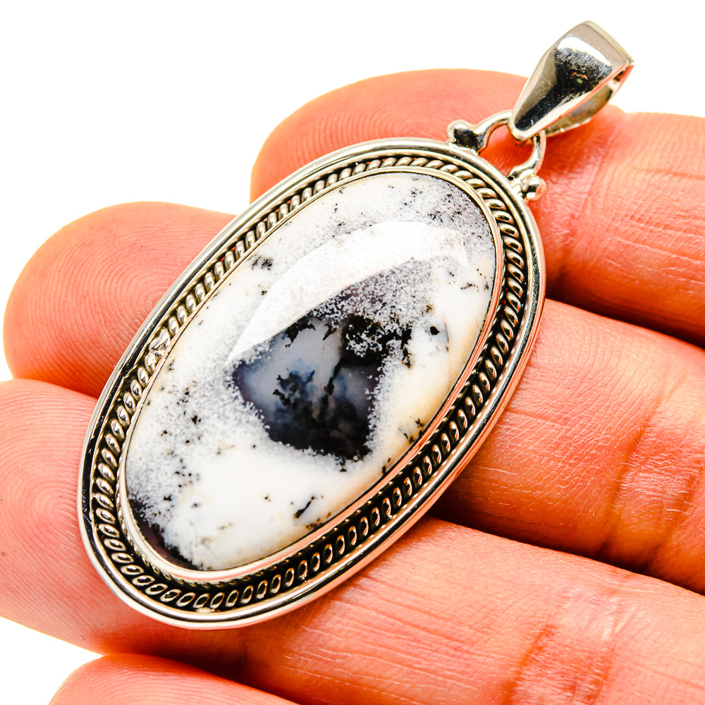 Dendritic Opal Pendants handcrafted by Ana Silver Co - PD747198