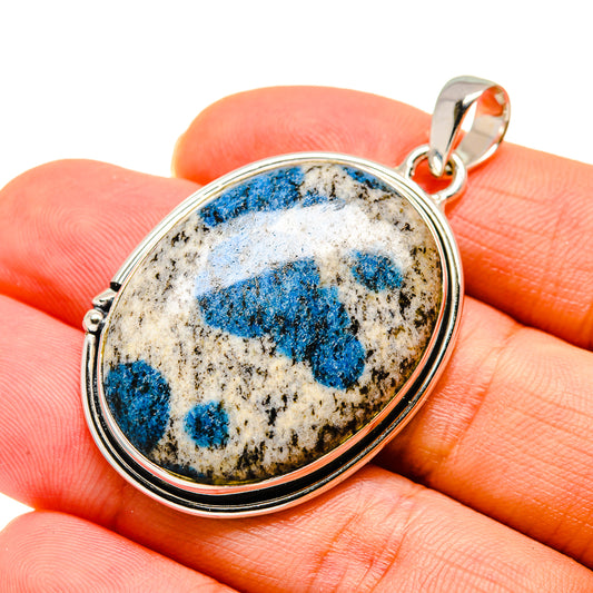 K2 Blue Azurite Pendants handcrafted by Ana Silver Co - PD747211
