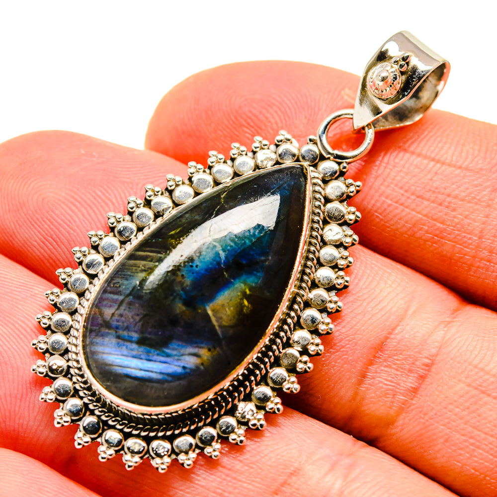 Labradorite Pendants handcrafted by Ana Silver Co - PD747224