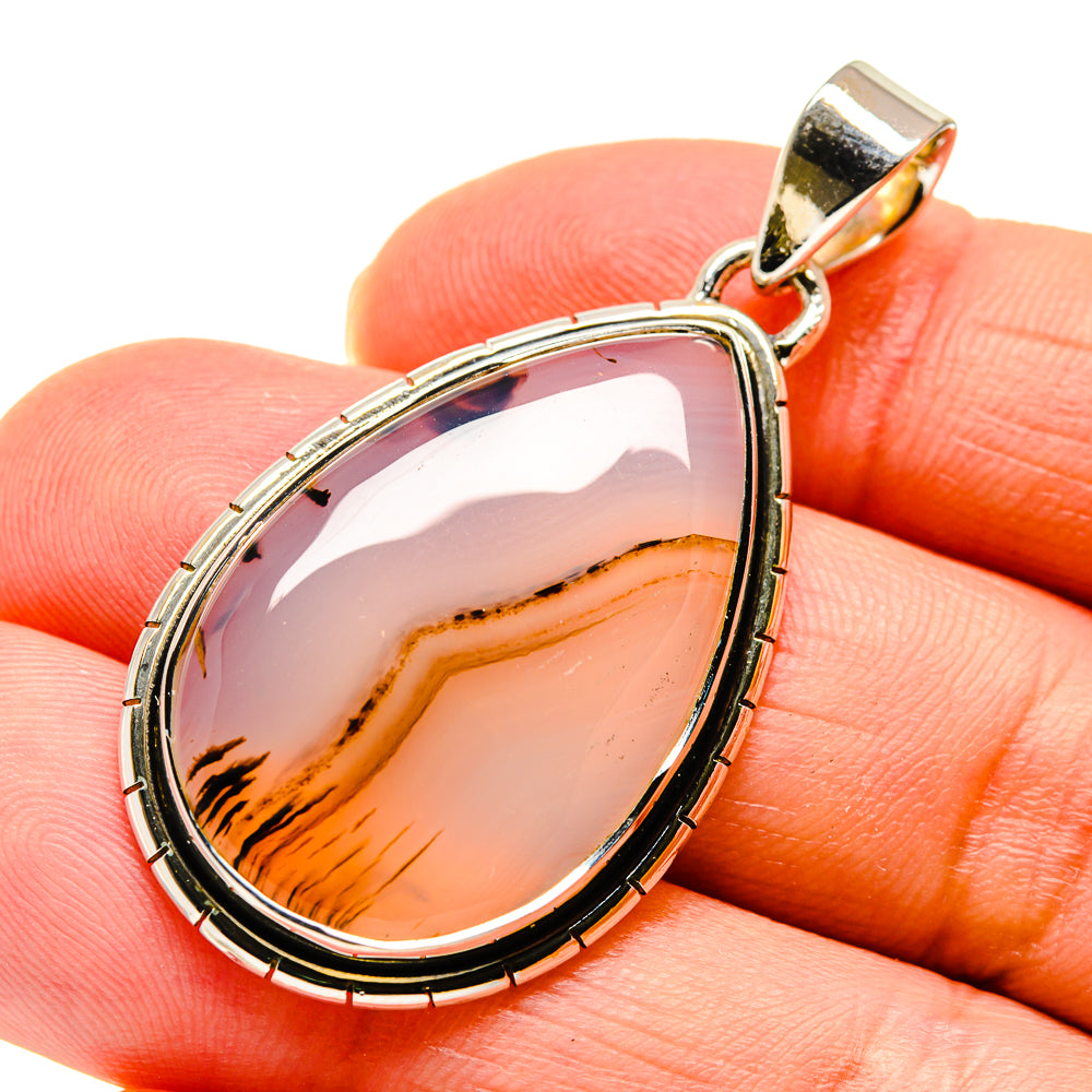 Montana Agate Pendants handcrafted by Ana Silver Co - PD747263