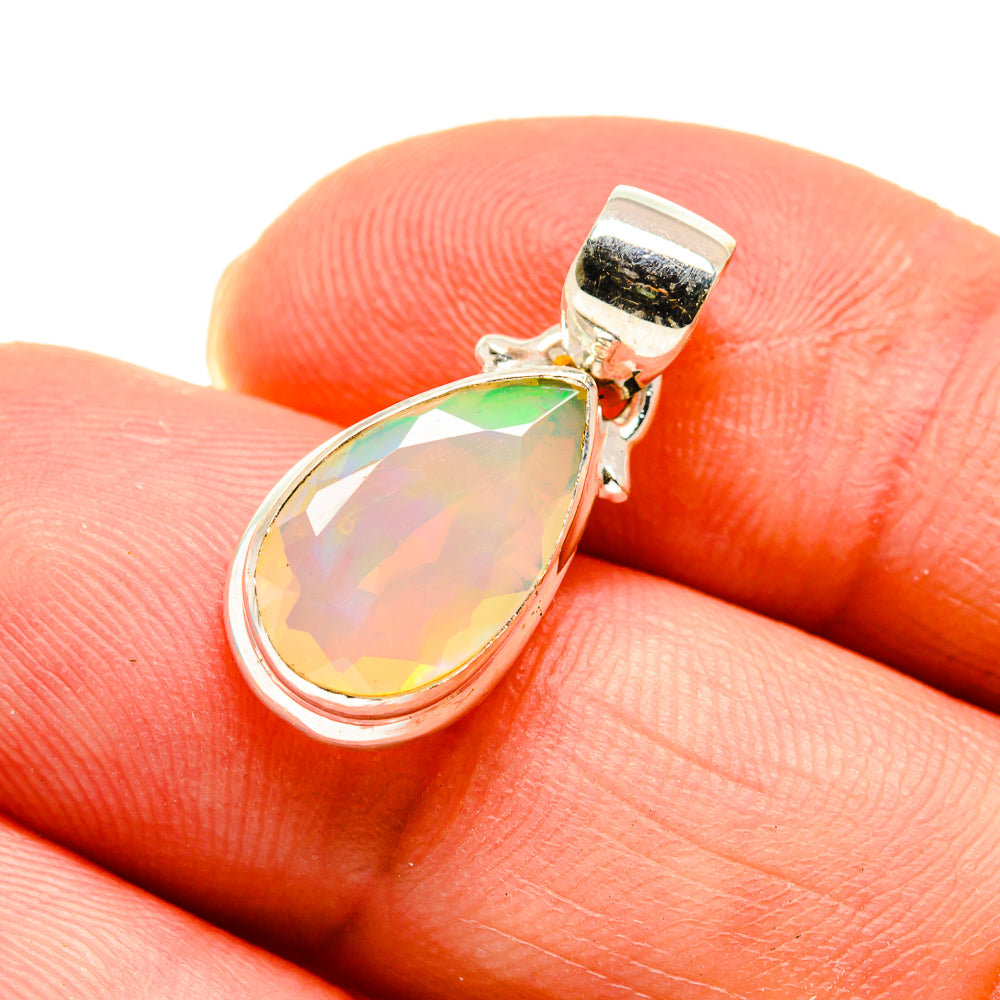 Ethiopian Opal Pendants handcrafted by Ana Silver Co - PD747290