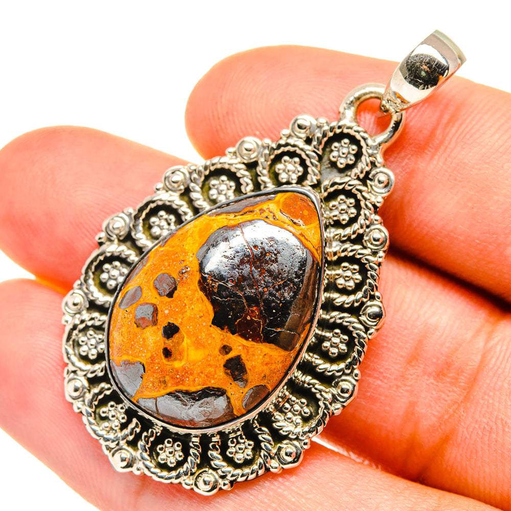 Bauxite Pendants handcrafted by Ana Silver Co - PD7472