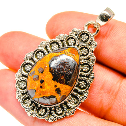 Bauxite Pendants handcrafted by Ana Silver Co - PD7472