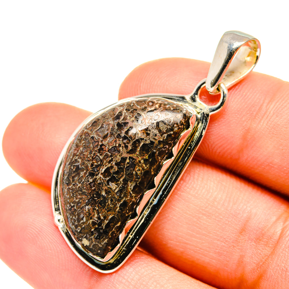 Dinosaur Bone Pendants handcrafted by Ana Silver Co - PD7473
