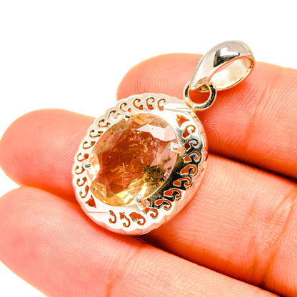 Citrine Pendants handcrafted by Ana Silver Co - PD7474