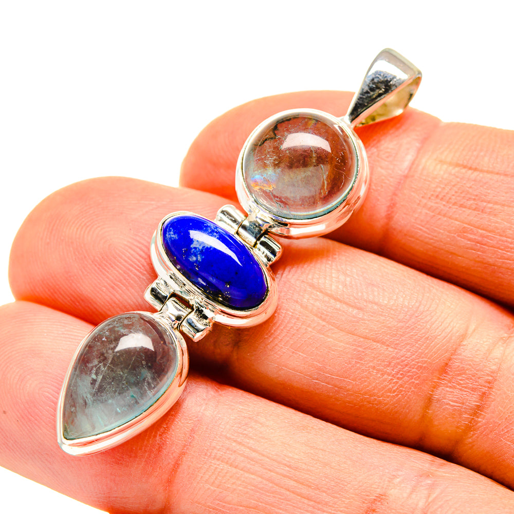 Lapis Lazuli Pendants handcrafted by Ana Silver Co - PD747428