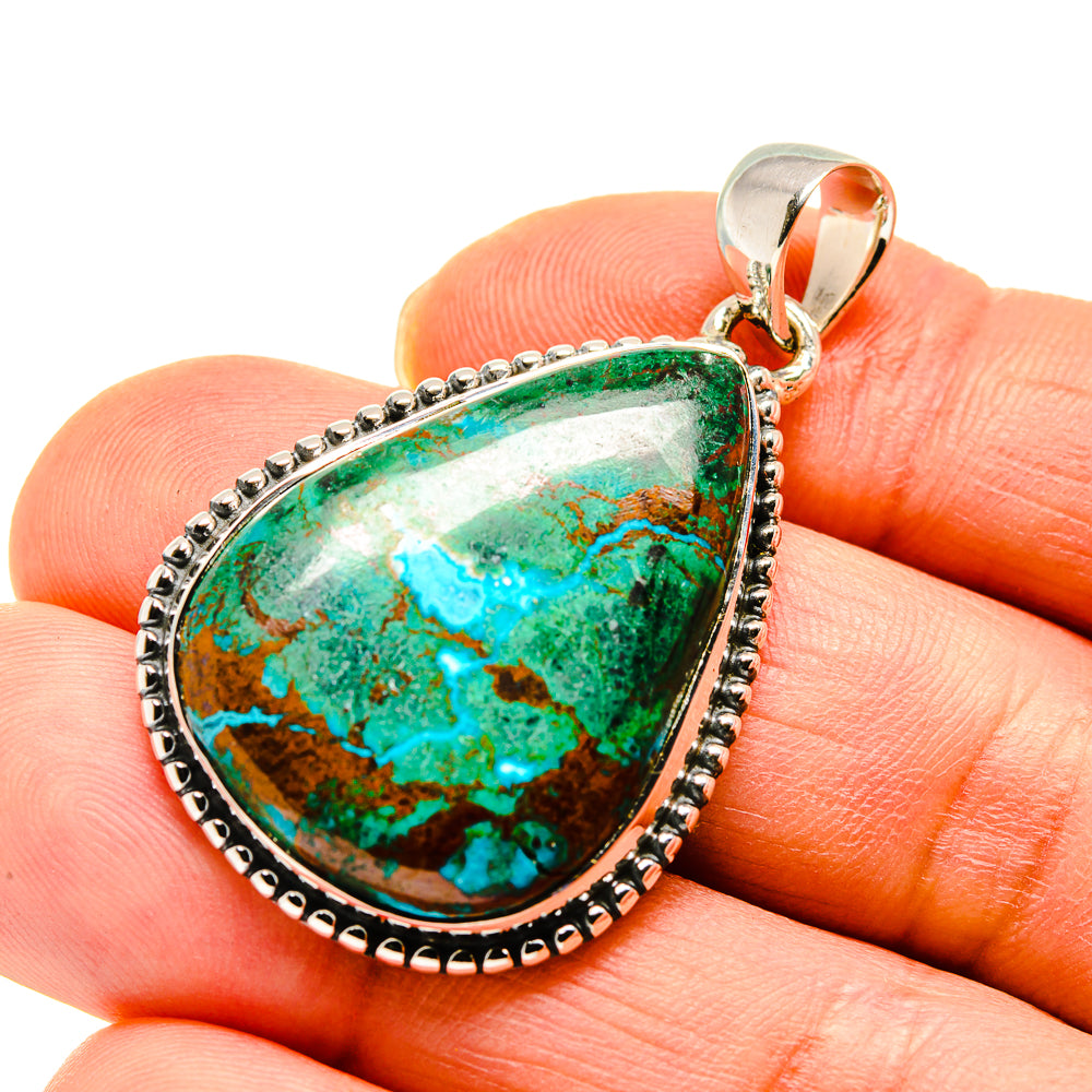 Chrysocolla Pendants handcrafted by Ana Silver Co - PD747445