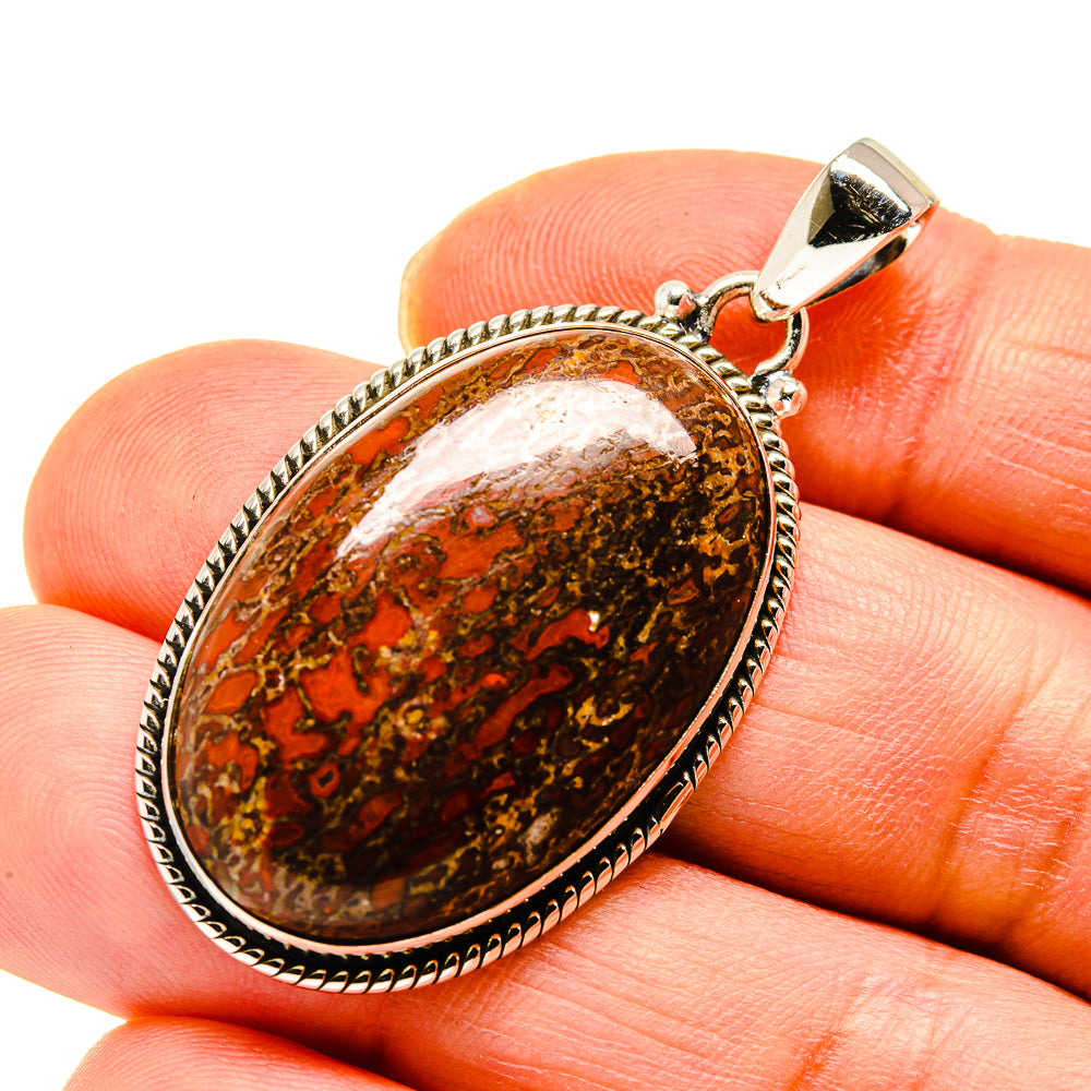 Moroccan Agate Pendants handcrafted by Ana Silver Co - PD747447