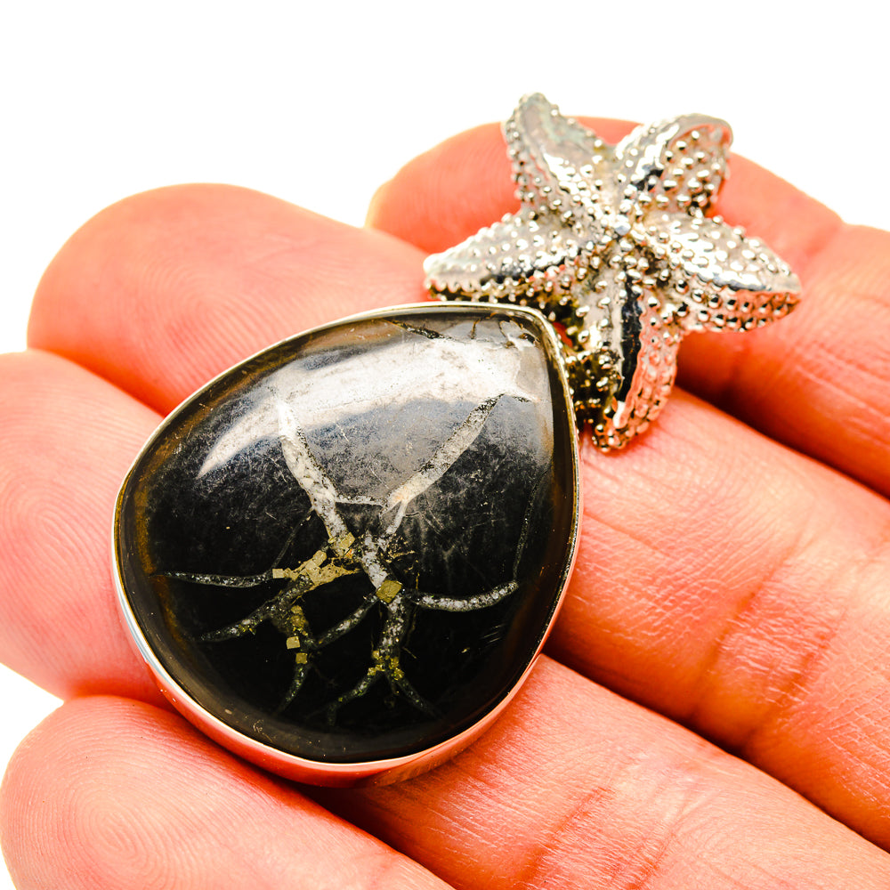Septarian Geode Pendants handcrafted by Ana Silver Co - PD747453