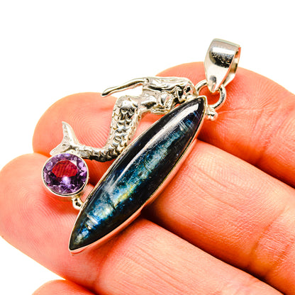 Kyanite Pendants handcrafted by Ana Silver Co - PD747487