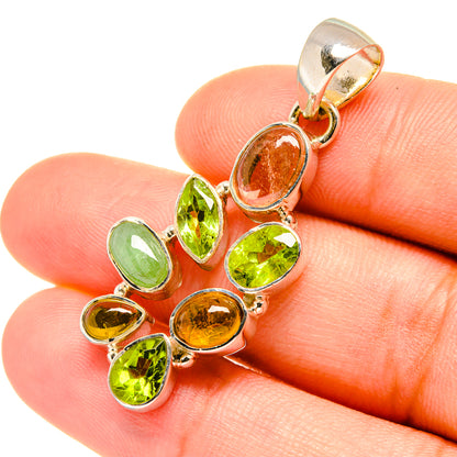 Peridot Pendants handcrafted by Ana Silver Co - PD7475