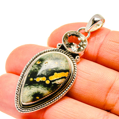 Ocean Jasper Pendants handcrafted by Ana Silver Co - PD747537